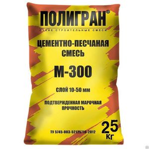 Цементно-песчаная смесь