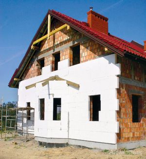 Утепление домов пенопластом