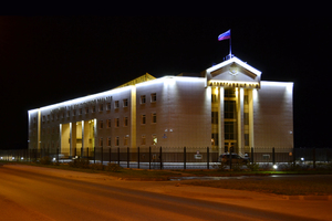 Подсветка фасадов зданий и парков.