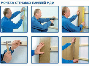 Работа по установки панелей