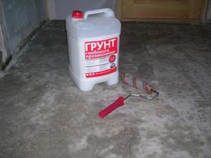Использование грунтовки